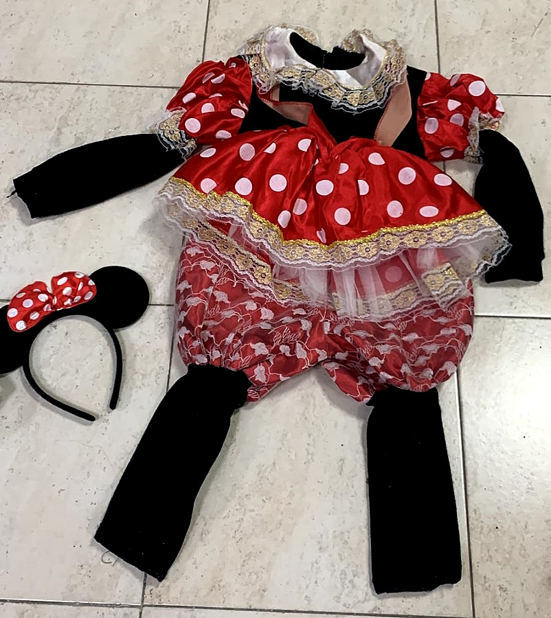 Vestito carnevale clearance minnie 3 anni